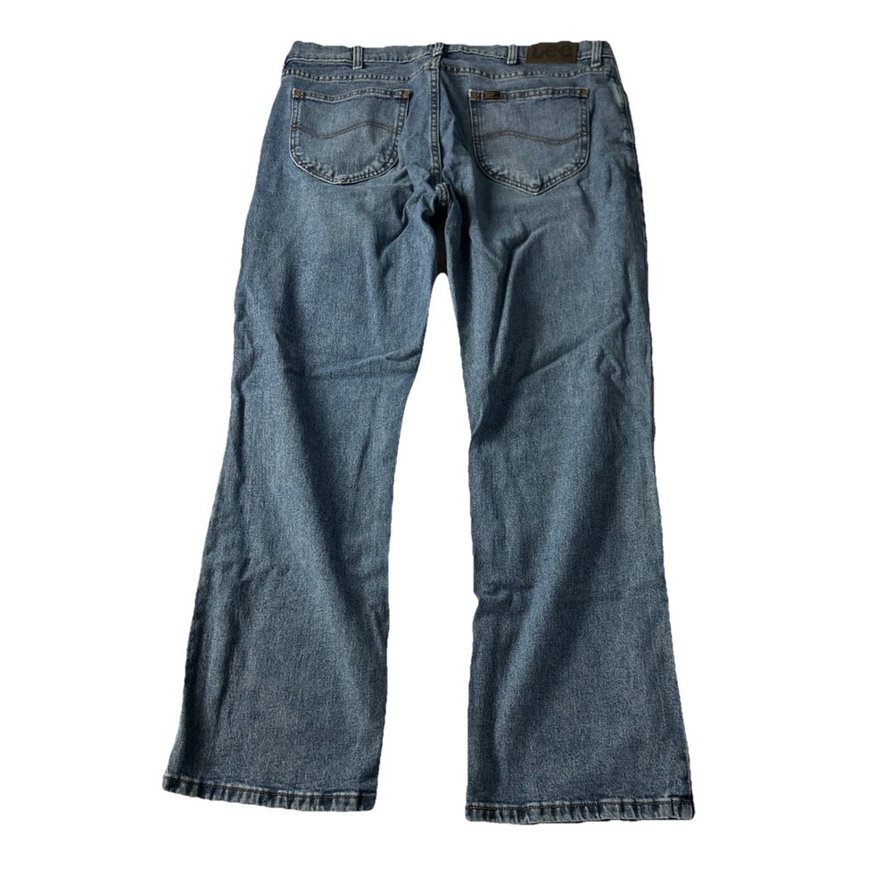 Lee Mens Regular Fit Jeans 36x29 Blue Denim Classic Straight Leg